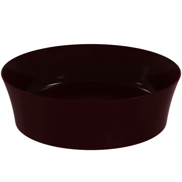 Ideal Standard Schale Ipalyss, ohne Hahnloch, ohne Überlauf, 400x400x120mm, Granatapfel