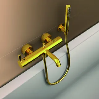Ideal Standard Stabhandbrause Idealrain Brushed Gold – Bild 5
