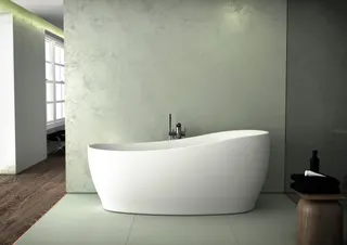 Ideal Standard freistehend Kf-Badewanne Around m.Ablauf, 1800x850x625mm, Seidenweiß – Bild 5