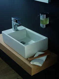 Ideal Standard Handwaschbecken Strada, 1 Hahnloch links, ohne Überlauf, 450x270x130mm, Weiß – Bild 5