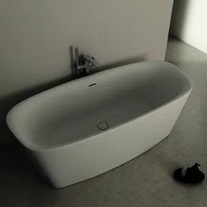 Ideal Standard freistehende Duo-Badewanne DEA m.Ablauf, 1700x750x475/610mm, Seidenweiß – Bild 4