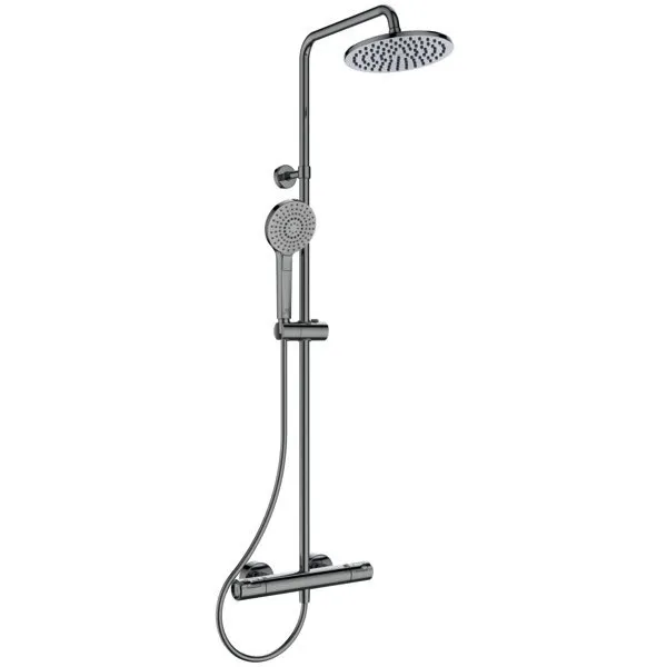 Ideal Standard Duschsystem Ceratherm T50 m.Brausethermostat Schlauch 1750mm Chrom