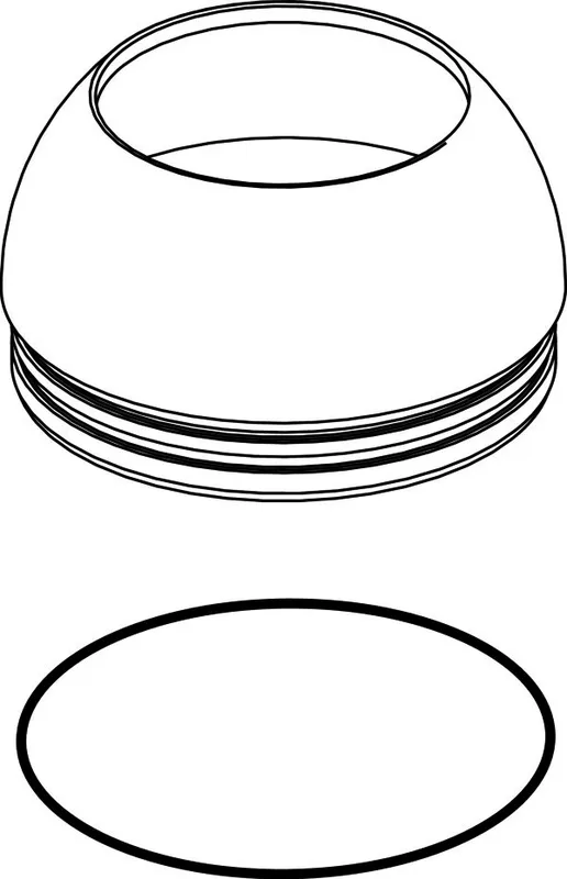 Ideal Standard Abdeckkappe m. O-Ring, Chrom