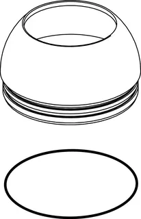 Ideal Standard Abdeckkappe m. O-Ring, Chrom