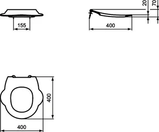 Ideal Standard WC-Sitzring Contour21 Schools, f.Kinder 3-7J., Weiß – Bild 4