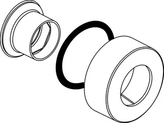 Ideal Standard Schubrosetten-Set Chrom