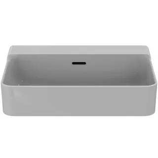 Ideal Standard Waschtisch Conca, ohne Hahnloch, mit Überlauf, 600x450x165mm, Weiß – Bild 2