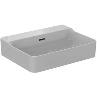Ideal Standard Waschtisch Conca, ohne Hahnloch, mit Überlauf, 600x450x165mm, Weiß – Bild 4