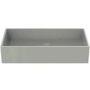 Ideal Standard Aufsatzwaschtisch Extra, ohne Hahnloch, ohne Überlauf, 600x400x125mm, Weiß mit IdealPlus
