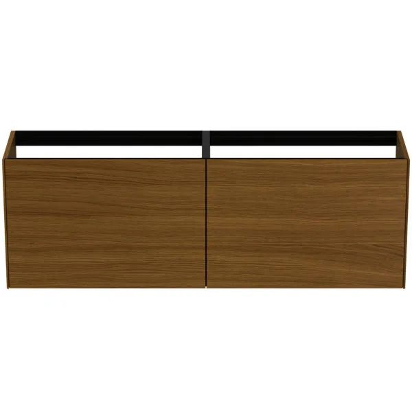 Ideal Standard Waschtisch-Unterschrank Conca, 2 Auszüge, o.Platte, 1585x373x540mm, Eiche hell