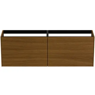 Ideal Standard Waschtisch-Unterschrank Conca, 2 Auszüge, o.Platte, 1585x373x540mm, Eiche hell
