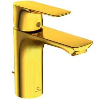 Ideal Standard Waschtisch-Armatur Connect Air, 5 l/min., m.Ablgarn., Ausld.112mm, Brushed Gold – Bild 3