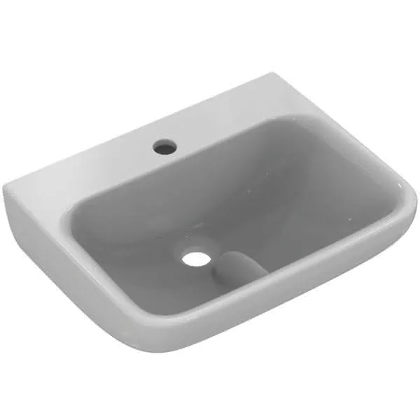 Ideal Standard Waschtisch Contour21 Plus, 1 Hahnloch, ohne Überlauf, SmartGuard, 500mm, Weiß