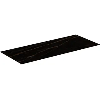 Ideal Standard Waschtischplatte Conca, aus Keramik, 1202x505x6mm, Marmor Noir Desir – Bild 2