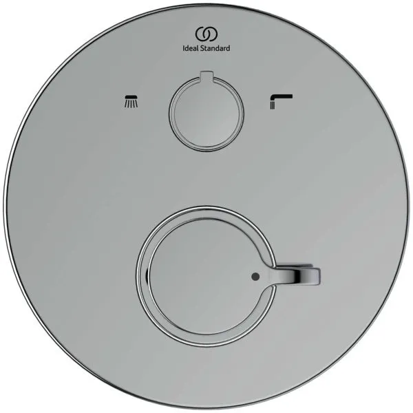 Ideal Standard Badethermostat UP Ceraplus Safe BS2 Rosette d:163mm Chrom