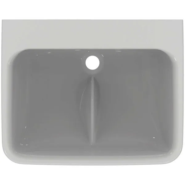 IS Waschtisch Contour21 Plus, o.Hl., o.Ül., SmartGuard, 600mm, Weiß