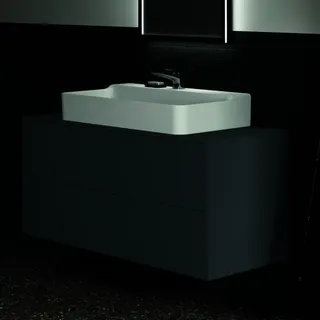 Ideal Standard Waschtisch-Unterschrank Conca, 2 Auszüge, m.mi.Ausschnitt,1202x505x550mm,Anthrazit – Bild 4