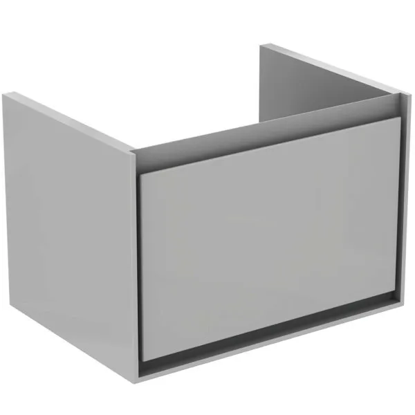 Ideal Standard Waschtisch-USchrank Connect Air Cube, 1Ausz., 580x409x400mm, Weiß gl.u.matt