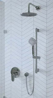 Ideal Standard 3-Funktionshandbrause Idealrain Evo, d:110mm, Chrom – Bild 3