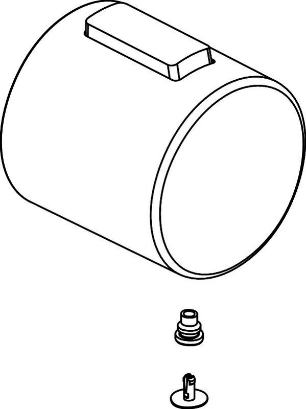 Ideal Standard Thermostatgriff, m. ISI-Logo, Chrom