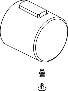 IS Thermostatgriff, m. ISI-Logo, Chrom