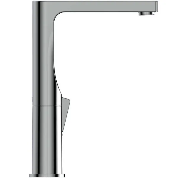 Ideal Standard Waschtisch-Armatur Edge, 5 l/min, o.Ablgarn., m.hohem schwenkb.Ausl.,Ausld.140mm,Chrom