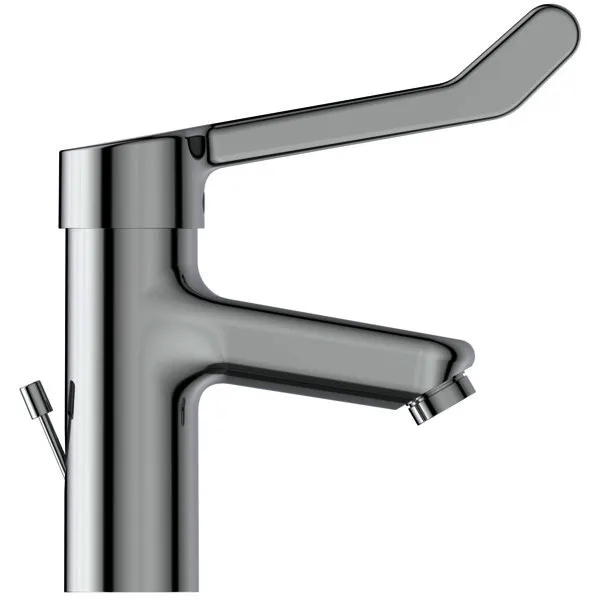 Ideal Standard Waschtisch-Armatur Ceraplus m.Klinikhebel m.Ablgarn. Ausld. 112mm Chrom