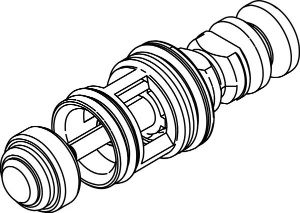 Ideal Standard Umschaltung Melange Bade, kpl., Chrom