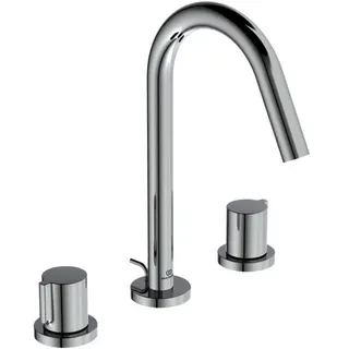 Ideal Standard 3-Loch Waschtischarmatur JOY, m.Ablgarn., Ausld.127mm, Chrom – Bild 2