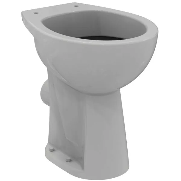 Ideal Standard Standtiefspül-WC Eurovit, erhöht, Abgang außen waagr., 365x480x470mm, Weiß