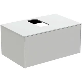 Ideal Standard Waschtisch-Unterschrank Conca, 1 Auszug, m.mi.Ausschnitt, 802x505x370mm, Weiß – Bild 2