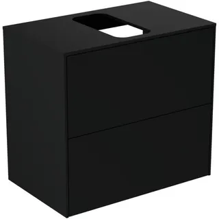 Ideal Standard Waschtisch-Unterschrank Conca, 2 Auszüge, m.mi.Ausschnitt, 602x373x550mm,Anthrazit – Bild 2