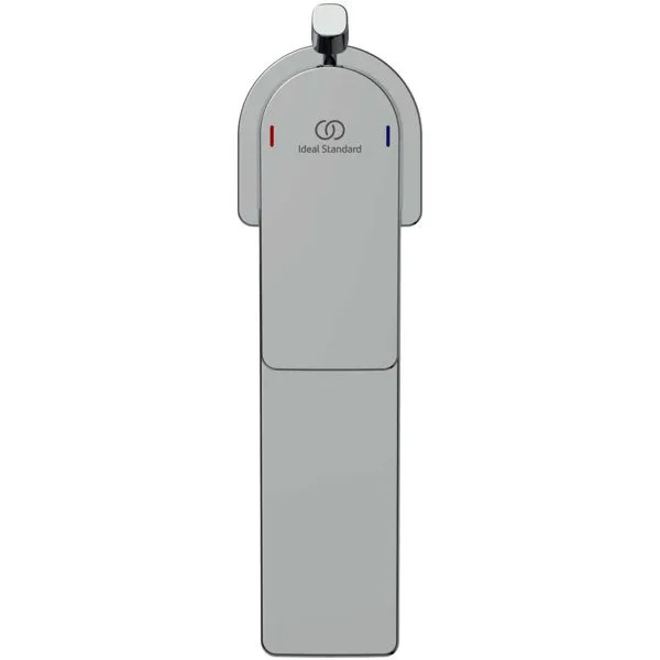 Ideal Standard Waschtischarmatur Edge, Slim, 5 l/min., m.Ablgarn., Ausld.120mm, Chrom