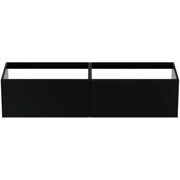 Ideal Standard Waschtisch-Unterschrank Conca, 2 Auszüge, o.Platte, 1585x505x360mm, Anthrazit