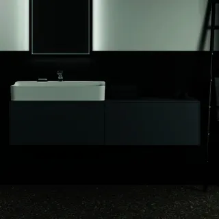 Ideal Standard Waschtisch-Unterschrank Conca, 2 Auszüge, o.Platte, 1585x505x360mm, Anthrazit – Bild 5