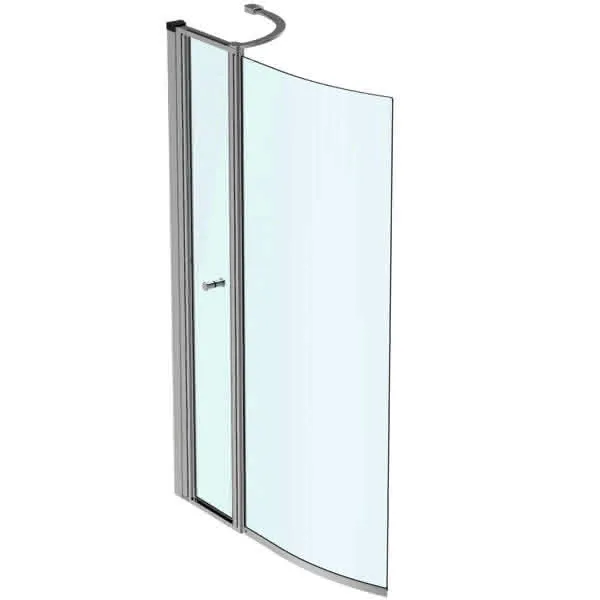 Ideal Standard Duschwand Connect Air, mit Tür, aus Glas