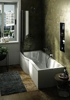 Ideal Standard Raumspar-Badewanne Connect Air, Version re., 1695x795x390mm, Weiß – Bild 3