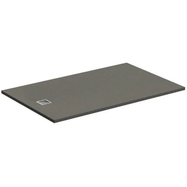 Ideal Standard Rechteck-Brausewanne Ultra Flat S, 1600x1000x30mm, Quarzgrau