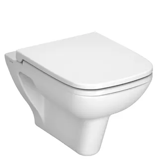 VitrA Flachspüler-Wand-WC S20 eckige Form 360 x 520 mm Weiß Hochglanz