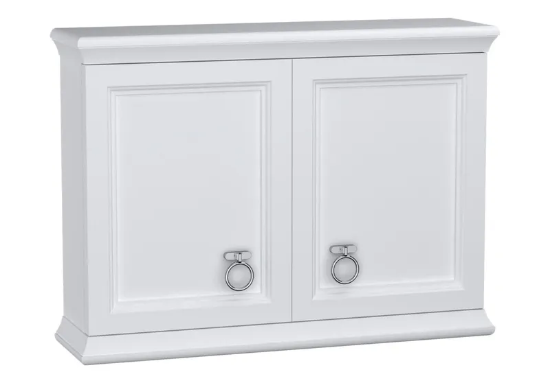 VitrA Oberschrank Valarte 750 x 550 mm 2 Türen Weiß Matt