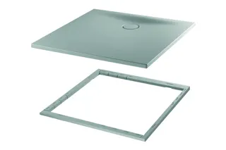 Bette Duschflächen Rechteck Floor Side T1 Manhattan PLUS 1000x800x25/30mm