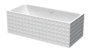 Bette Badewannen Rechteck Loft Ornament Weiß 1810x810x420/620mm – Bild 2