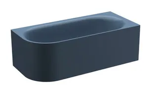 Bette Badewannen Eck Sonderform Lux Oval V Silhouette Blue Satin 1750x800x450/575mm – Bild 3