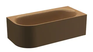 Bette Badewannen Eck Sonderform Lux Oval V Silhouette Bah. beige 1850x850x450/575mm – Bild 3