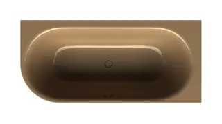 Bette Badewannen Eck Sonderform Lux Oval V Silhouette Bah. beige 1850x850x450/575mm – Bild 4