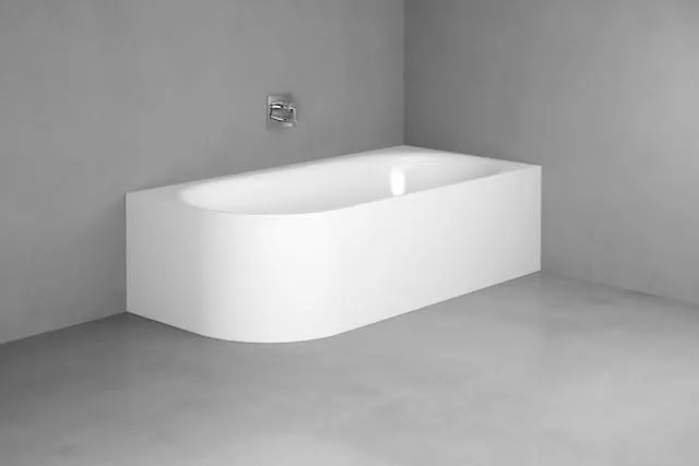 Bette Badewannen Eck Sonderform Lux Oval V Silhouette Edelweiß 1850x850x450/575mm