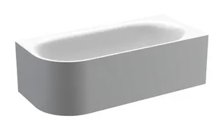 Bette Badewannen Eck Sonderform Lux Oval V Silhouette Edelweiß 1850x850x450/575mm – Bild 4