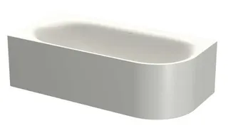 Bette Badewannen Eck Sonderform Lux Oval IV Silhouette Snow 1950x950x450/575mm – Bild 4