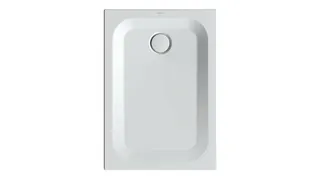 Bette Duschwannen Rechteck Ultra mit Wannenträger Weiß T 1000x700x25mm