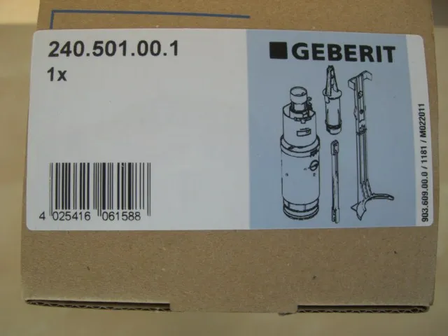Geberit Spülgarnitur Impuls für Spülkasten Betätigung von vorne, ab Baujahr 1998 - 2001